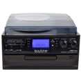 thumbnail image 4 of Boytone BT-22B Bluetooth Record Player Turntable, AM/FM Radio, Cassette, CD Player, 2 built in speaker, 4 of 8