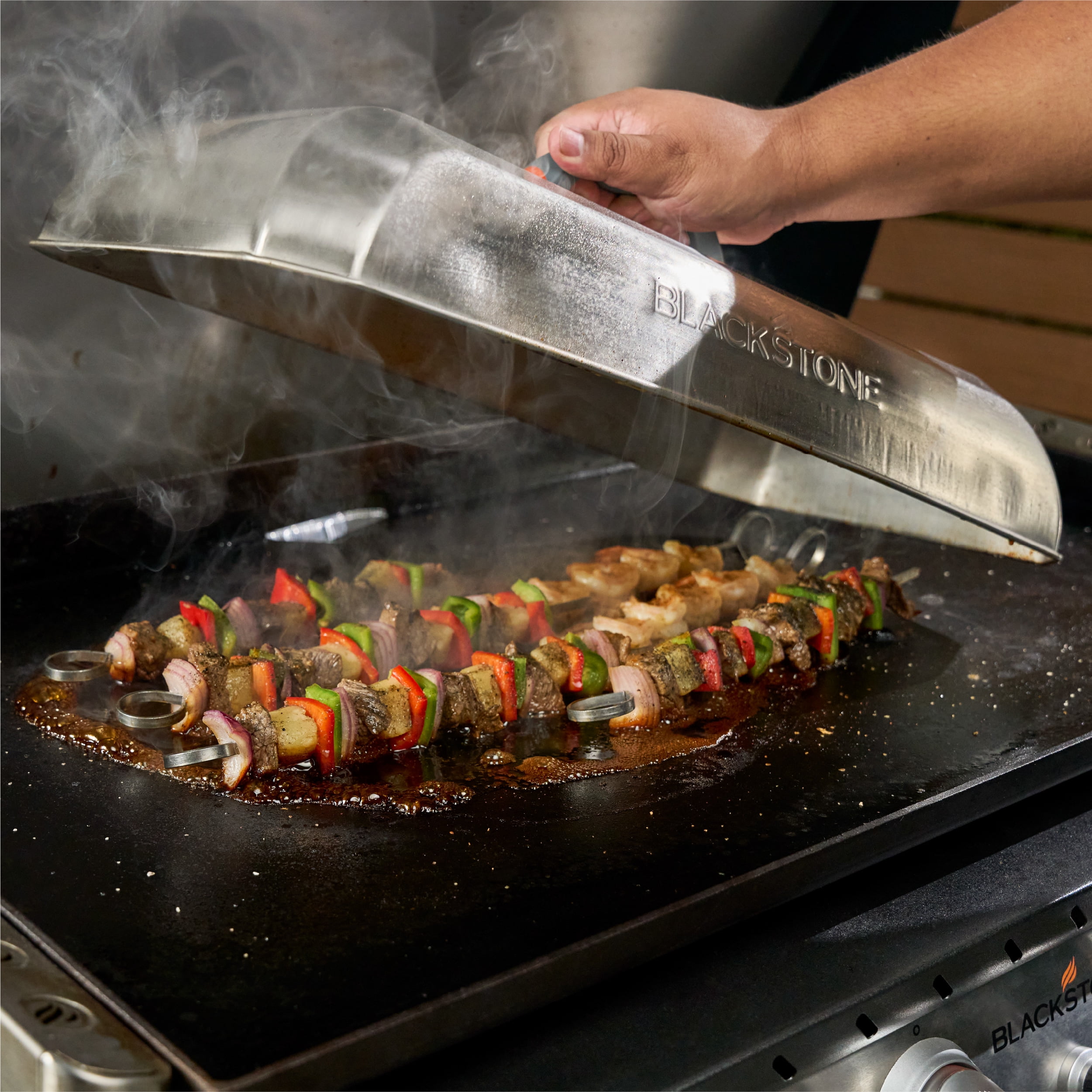 Blackstone XL Pro Series Stainless Steel Rectangle Basting Cover
