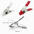 thumbnail image 2 of Justharion DIY Crafting Metal Spring Clamp Photography Woodworking Clip A Shaped Fastener Fixing Fastening Tool Carpenter Accessory Red 1Set, 2 of 6