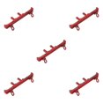 thumbnail image 1 of mmirethe Durable RC Metal Rear Bumper with Strong Shackles for ZP1001 ZP1002 ZP1003 1/10 RC Car Accessories Red 141mm 5Set, 1 of 6