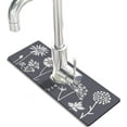 thumbnail image 2 of Kitchen Sink Splash Guard Faucet Mat -2 PC Super Absorbent Fast Drying Mat Sink Gadgets-Splash Guard Behind Faucet Drip Catcher for Kitchen, Bathroom,Sink Mat, Dish Drying Mat, Bathroom(15" X 5.5" ), 2 of 5