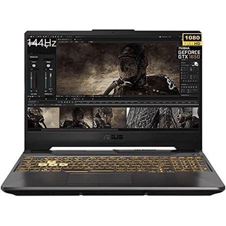 ASUS TUF F15 144Hz Gaming Laptop, 15.6" FHD, Intel Core i5-10300H, 16GB RAM, 512GB NVMe SSD, NVIDIA GeForce GTX 1650, RGB Backlit Keyboard,Windows 10 Home