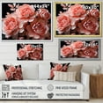 thumbnail image 4 of Designart "Radiant Coral Peonies" Peonies Floater Framed Wall Art Living Room, 4 of 5