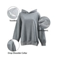 thumbnail image 4 of Amazhiyu Womens Oversized Hoodies Sweatshirts Long Sleeve Pullover Sweatshirt Casual Fall Tops, 4 of 5