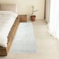 thumbnail image 3 of 2x6 Ft Soft Plush Faux Fur Runner Rug, Shaggy Artificial Wool Carpet for Living Room Bedroom Hallway, Cozy Non Slip Washable Indoor Floor Mat, Whtie, 3 of 4