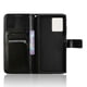 thumbnail image 4 of Funda tipo cartera para teléfono HMD Skyline con textura de caballo loco, de piel sintética, color negro s2024121260, 4 of 5