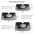 thumbnail image 5 of Yayeee Car Windshield Sun Shade Universal Fit Front Visor Protector, Black Moon, 5 of 8