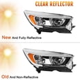 thumbnail image 4 of For 2017-2019 Ford Escape Halogen (w/o LED) Headlight Lamp RH Passenger Side, 4 of 7