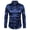 Navy, variant on Men's Button Down Shirts Long Sleeve Shirt Slim Fit Soft Satin Silky Casual Party Performance Special Occasion White Medium