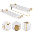 thumbnail image 4 of Estiloso Estante de Baño para Colgar en la Pared: Diseño Premium de Aluminio Espacial y Acrílico, 4 of 7