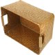 thumbnail image 3 of Cesta de algas marinas con asa de madera, cesta de escritorio rectangular, organizador de almacenamiento para baño, 3 of 8