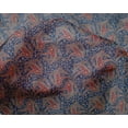 thumbnail image 4 of oneOone Silk Tabby Fabric Floral & Paisley Block Print Fabric BTY 42 Inch Wide, 4 of 4