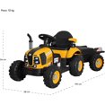 thumbnail image 5 of Little Monkey Montable Tractor con Remolque 12 V Reproductor MP3 Luces Musica Conexion USB Sonidos Realistas, 5 of 5