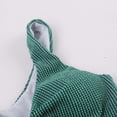 thumbnail image 6 of Yindaity 2 Piece Swimsuits for Women Women's Two Piece Bikini Swimsuit Sexy Ribbed Triangle Top Bathing Suits String Cheeky Bikini Sets(Green,XL), 6 of 9