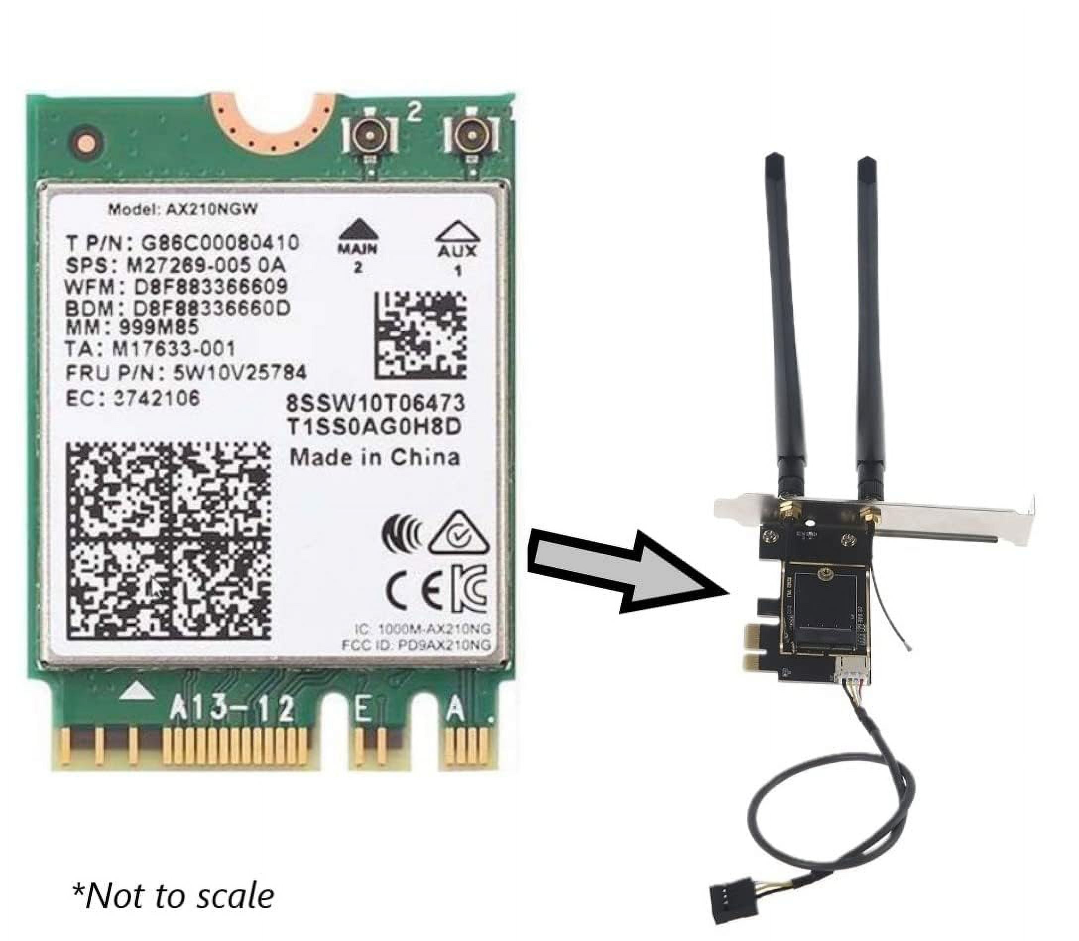 AX1675x Killer Series Desktop Wi-Fi 6E Kit | 2.4 Gbps