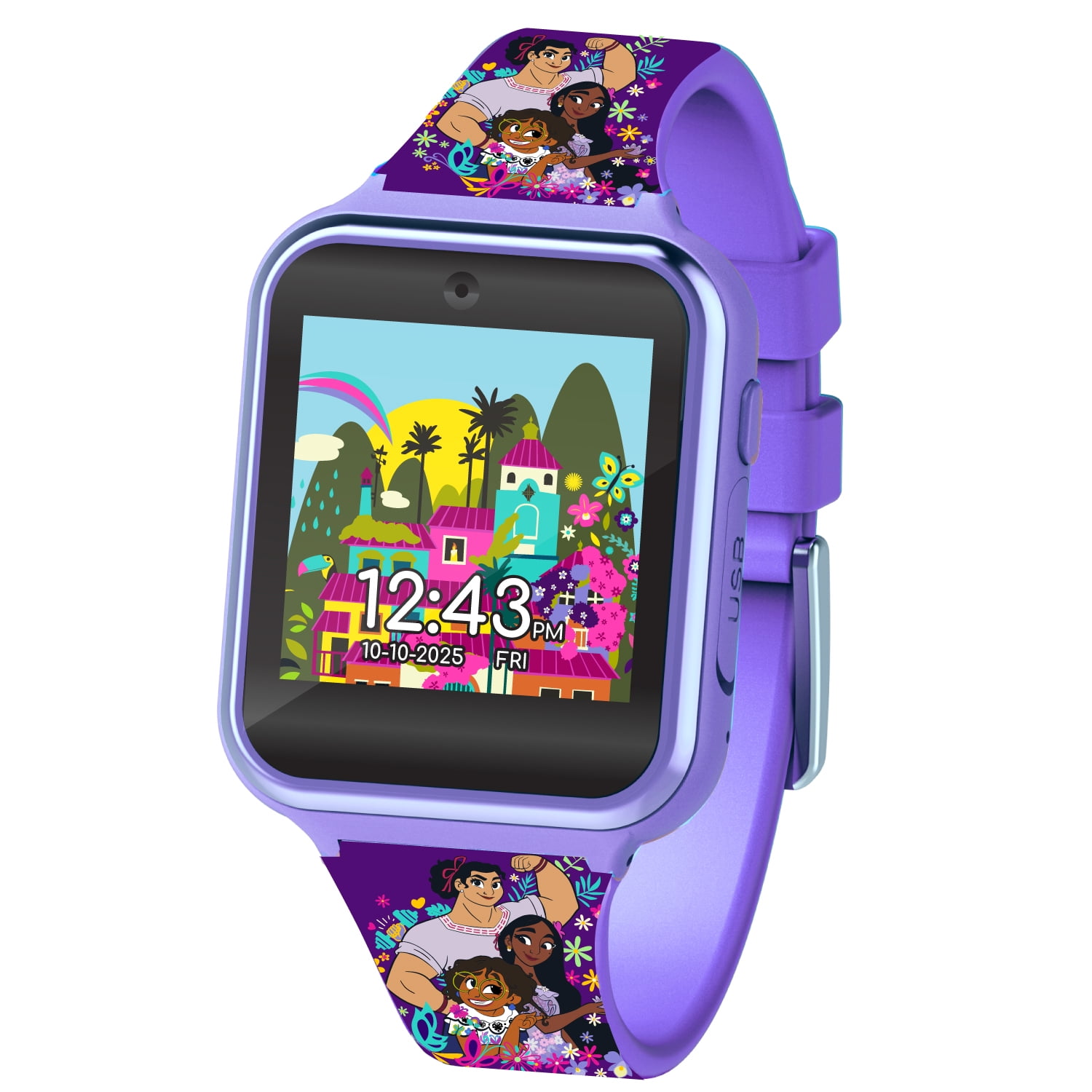 Disney Encanto Unisex Children's Interactive Smart Watch Color Purple