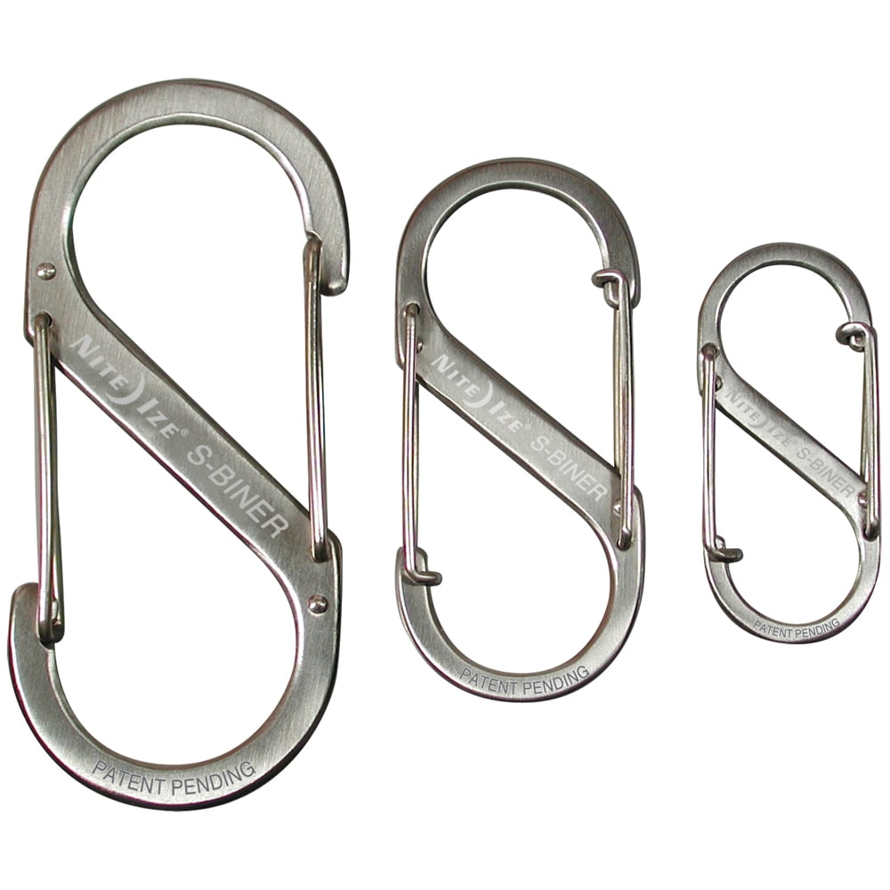 S-Biner, 3-Pack, Stainless