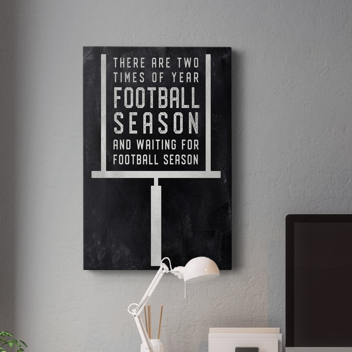 Football Season Premium Gallery Wrapped Canvas - Ready to Hang - 32 x 48