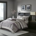 thumbnail image 2 of Madison Park Luxury Comforter Set - Queen - Purple, 2 of 5