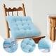 thumbnail image 4 of Fundas de almohada para cojines de asiento para uso doméstico, cojines de suelo de pana con mechones para tatami de salón, cojín de felpa de 40 cm., 4 of 6