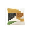 thumbnail image 2 of Creative Co-Op Handwoven Wool Kilim Pillow, Multicolor, 2 of 7