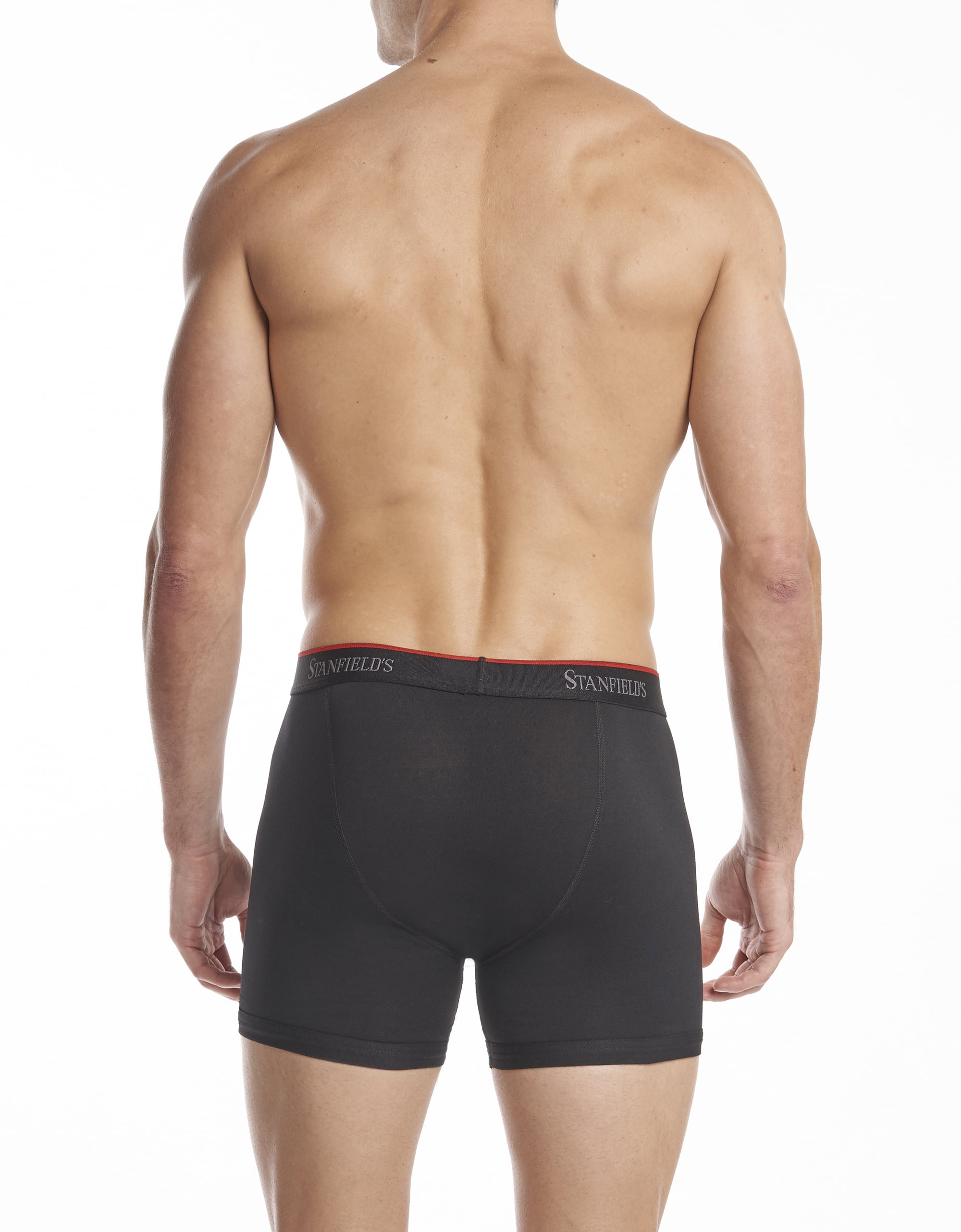 Stanfield's Men's Cotton Stretch Boxer Brief Underwear-2 Pack