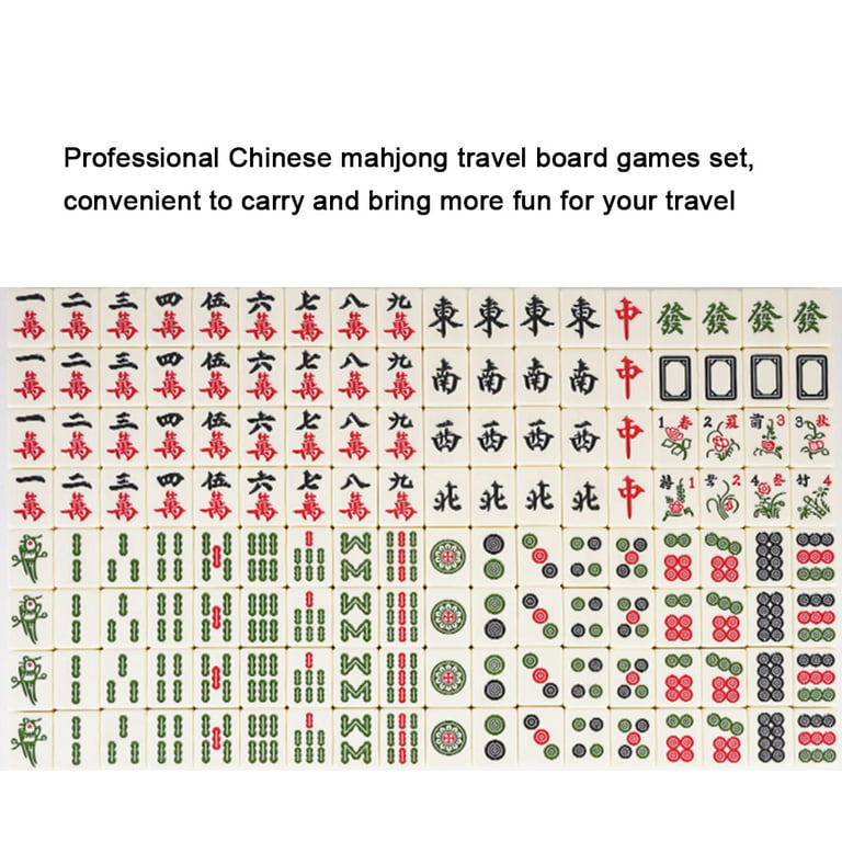Travel Mah Jong Game Set, Tile Games
