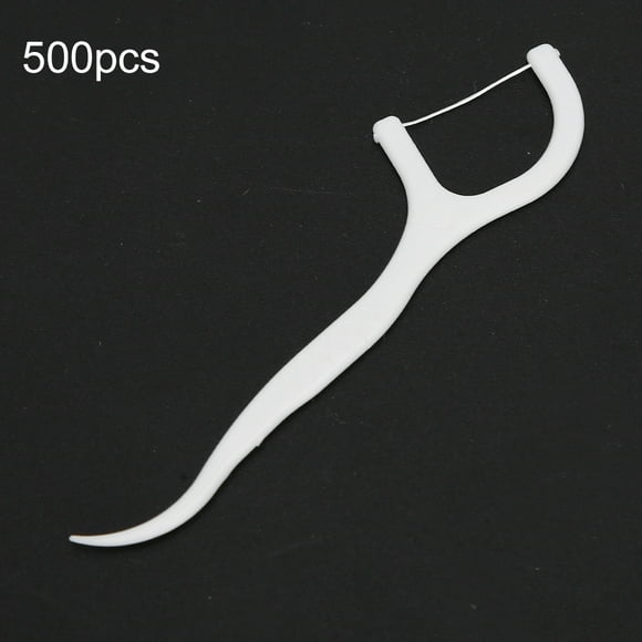 Fosa 500Pcs Oral Gum Teeth Tooth Cleaner Floss Thread Flossers Floss Pick Set
