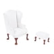 thumbnail image 1 of Sofá de casa de muñecas a escala 1/12, muebles de casa de muñecas en miniatura, accesorios para casa de muñecas blanco, 1 of 9