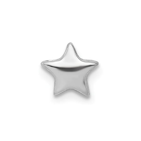 - Sterling Silver Star Slide Charm Pendant