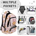 thumbnail image 7 of Garronmavis Axolotl Capybara Kids Backpack 17 Inch Cute School Backpack for Girls for 9-12 Years Old, Pink Breathable School Bag with Padded Tablet Sleeve & Multi-Pockets, 7 of 7