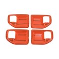 thumbnail image 1 of Cubierta de Tazón de Mango de Puerta Interior para Jeep Wrangler JK 4DR 2011-2017 Marco de Decoración de Mango Interior Naranja ABS 4 Pcs, 1 of 6