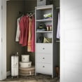 thumbnail image 2 of Beckett Closet Storage Organizer, Dove Gray, 2 of 9