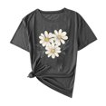 thumbnail image 5 of Sokhug Women's Fashion T-Shirts Funny Fish Graphic Crew Neck Tees Summer Casual Lightweight Breathable Athletic Tops, 5 of 6