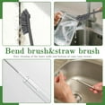 15pcs Crevice Cleaning Brush, Hard Bristle Scrub Brushes Tools ...