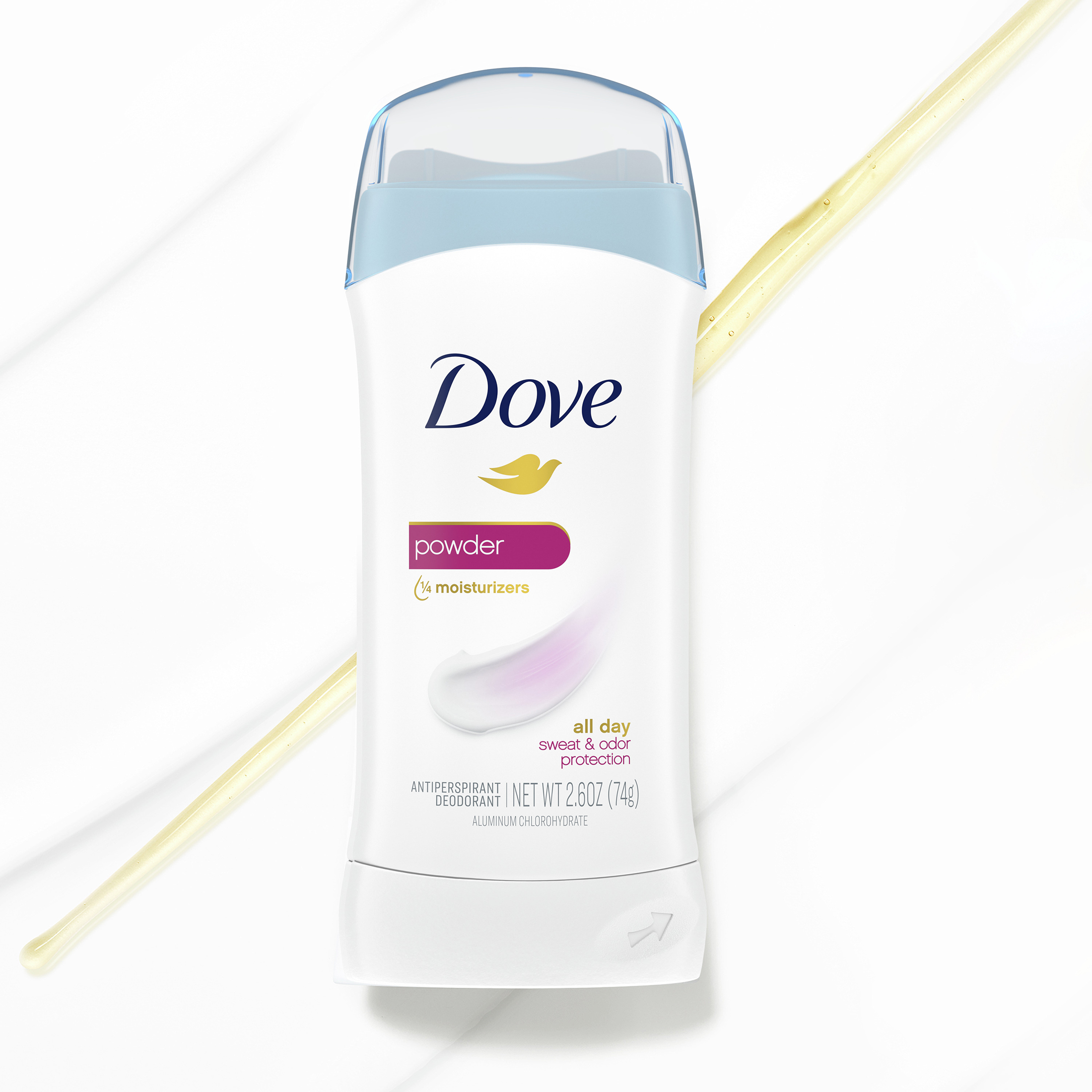 Dove Sweat and Odor Protection Women's Antiperspirant Deodorant Stick Twin Pack, Powder, 2.6 oz - image 4 of 11