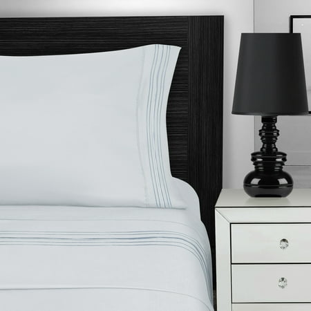 UPC 855031146292 product image for 3000 Thread Count Embroidered Microfiber Deep Pocket Sheets & Pillowcases Set by | upcitemdb.com