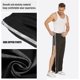 thumbnail image 4 of Men's full length zip training pants, jogging pants, tear-off pants, casual pants, loose casual sportswear with pockets WHBYV, 4 of 5