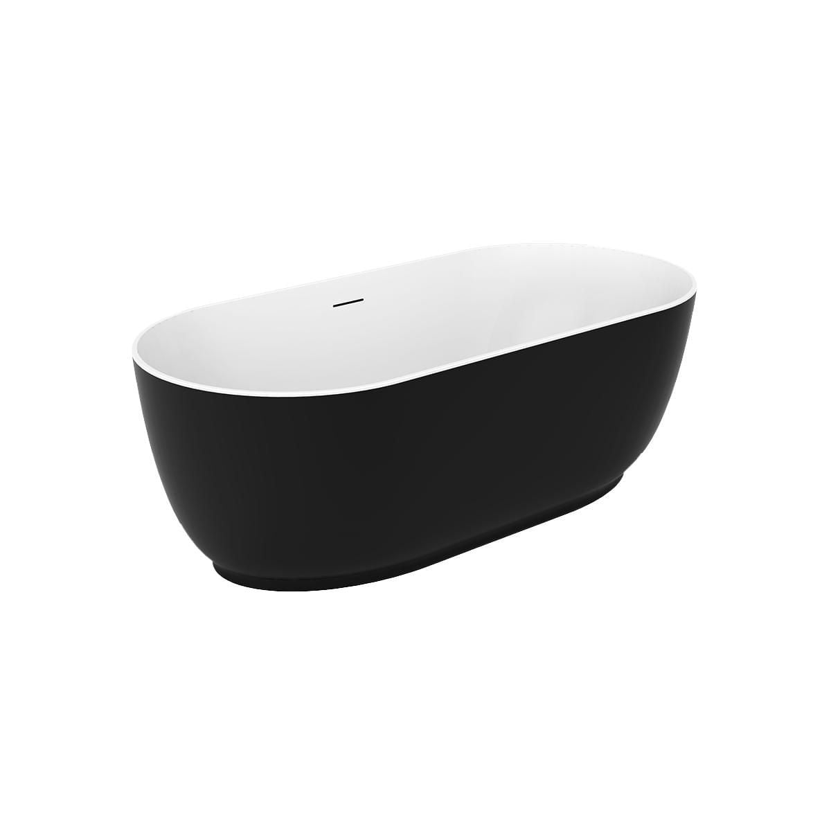 A&E Bath and Shower JORIMI-59-BLK FREESTANDING BATHTUB