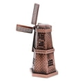 thumbnail image 3 of Estatua del Molino de Viento de Metal Sunnimix para Decoración del Estante, 3 of 8