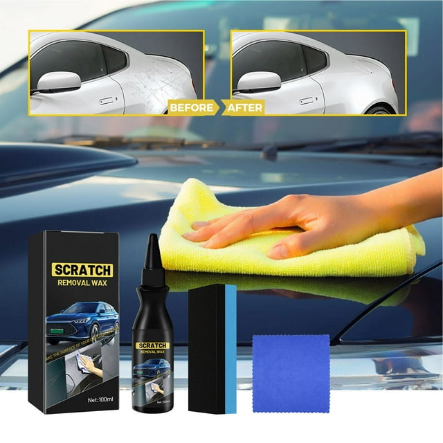 Car Scratch Repair Kit, Scratch Remover Paste for Cars, Auto Paint Scratch Repair, Vehicle Scratch Repair Wax, Car Polish Scratch Repair, Automotive Scratch Removal, Car Paint Scratch Repair Cream