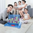 thumbnail image 3 of 4 In A Line Game Four In A Line Up Gaming Fun Set Travel Portable Convenient Size Classic Fun Educational Games For Family Indoor Or Outdoor, 3 of 4