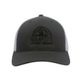 thumbnail image 2 of Gravity Outdoor Retro Trucker Snapback Hat - Grey/White/Black, 2 of 2