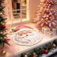 thumbnail image 7 of Santa Claus Shape Bath Rug, Shaggy Soft and Absorbent Bath Rug, Non-Slip Thick Plush Machine Washable Dry Bath Mats for Bathroom, Living Room, Tub and Shower Home Decor, 31.49 x 19.68 Inch, 7 of 7