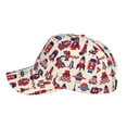 thumbnail image 2 of Lsque Rocket Pattern Baseball Cap Trucker Low Profile Hat Golf Dad Hat Adjustable Original Classic Unconstructed Plain Cap Men Women, 2 of 9