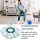 thumbnail image 4 of Set Of 4 Replacement Heads For Leifheit Clean Twist Disc Mop Micro Set, 2-fibre System For Round Floor Mop, Compatible With Leifheit Clean Twist M Mop, 4 of 5