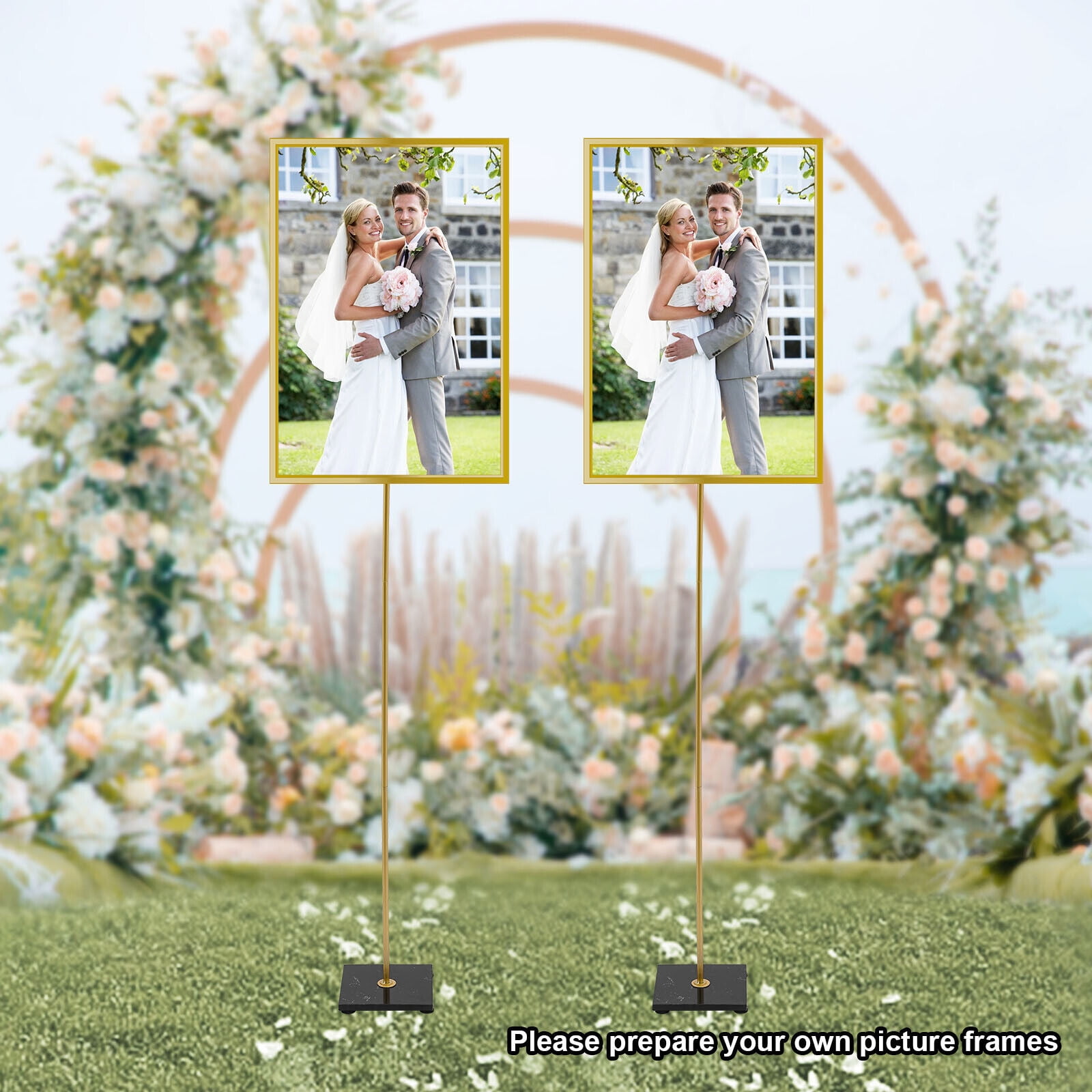 Adjustable Wedding Easel Stand Floor Mount Advertising Posters Photo Display