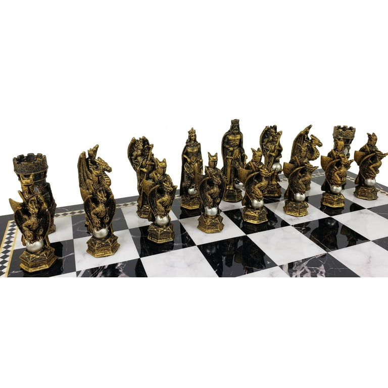 King Arthur Chess Set 36cm 14 Themed Chess Set 