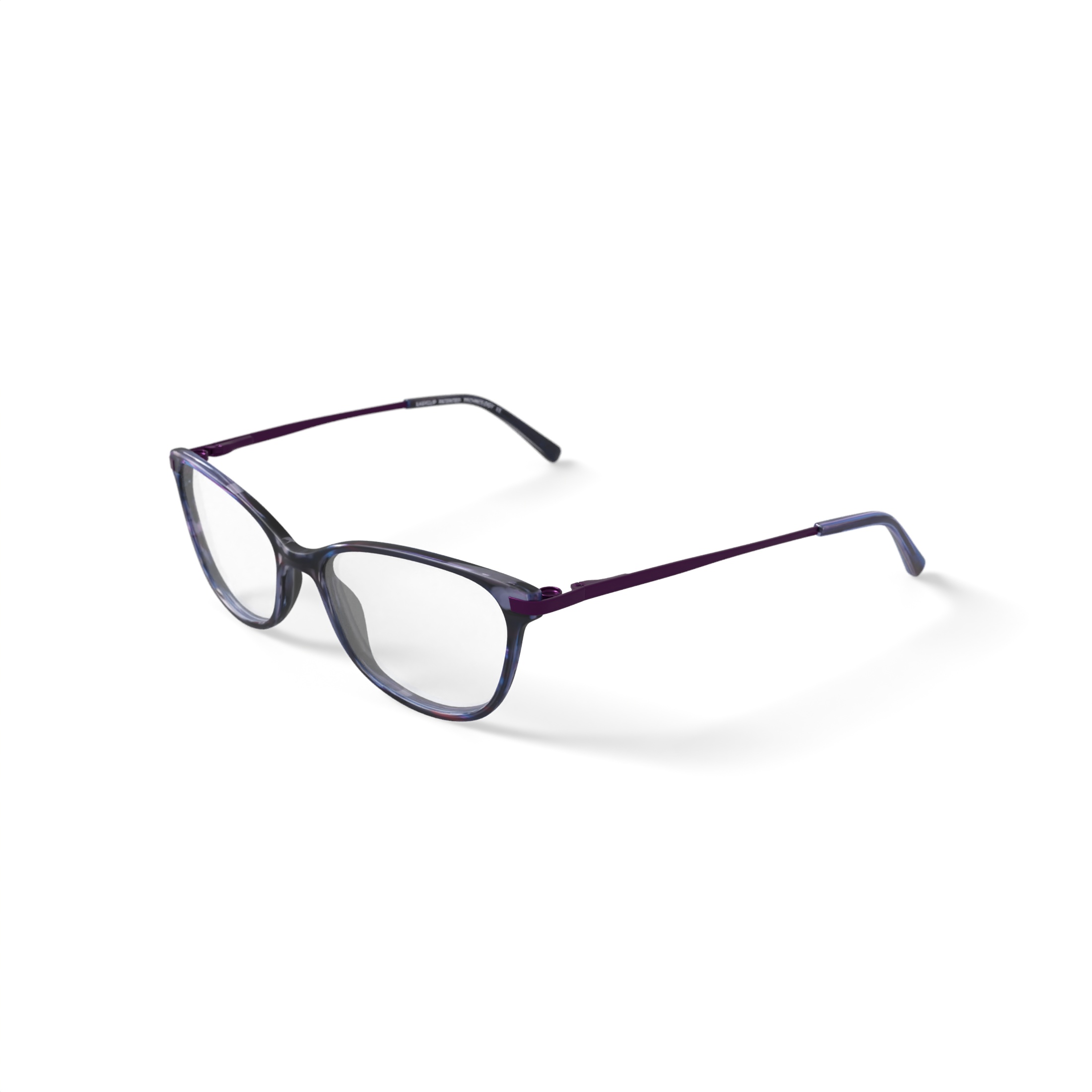 EasyClip Women's TK1183 Oval Prescription Eyeglasses with Case, Blue