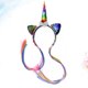 thumbnail image 4 of Aros de lentejuelas brillantes para la cabeza, diadema de unicornio brillante, accesorio para el cabello para fiesta de máscaras, banda para el cabello, suministros para fiestas de conciertos, 4 of 5